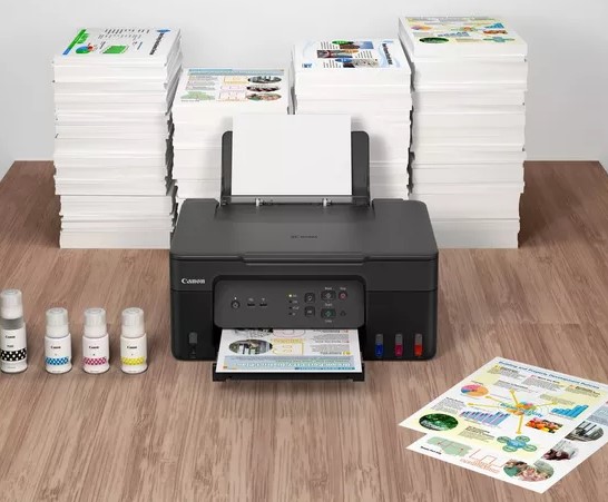 Canon PIXMA G3430 Ink Tank All-in-One - Wi-Fi Print/Scan/Copy, 4800×1200 DPI, 100-Sheet Tray - Price In Oman