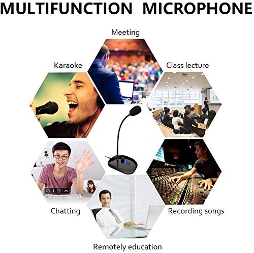 Xiaokoa EU‑SK30 USB Table Mic – Omnidirectional Condenser Mic with Volume Control & Plug‑and‑Play for PC, Streaming, Podcasting - Price In Oman