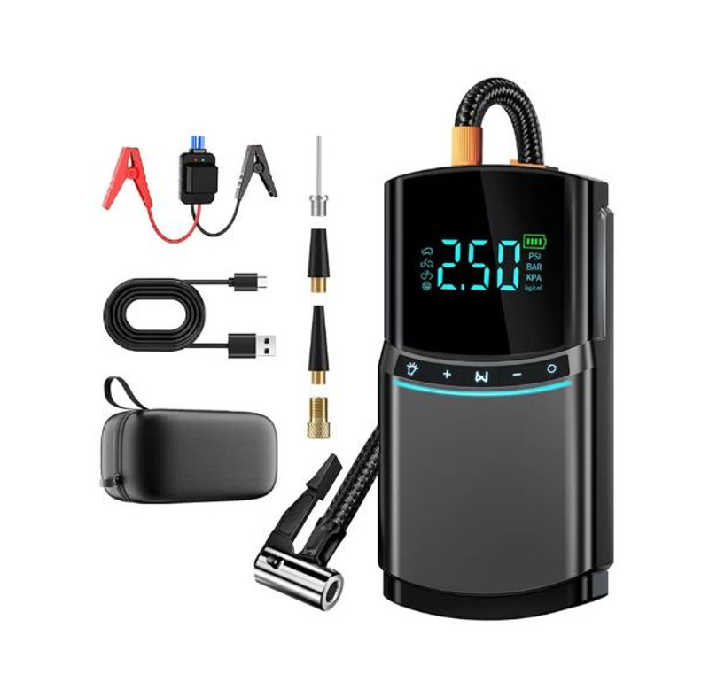 Nyork TH‑978 4‑in‑1 Car Jump Starter, 12000 mAh Power Bank & Tire Inflator – Price In Oman