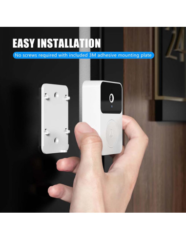 Jmary MF-5 Rechargeable HD Smart Video Doorbell with Night Vision, Two-Way Audio, Motion Detection, and App Control, Price In Oman