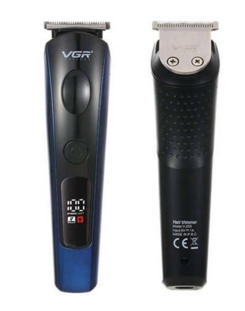 VGR V-259 Professional 3-in-1 Hair & Beard Trimmer – Cordless, 600mAh Battery, LED Display, Turbo Function, Stainless Steel Blades, USB Charging, Price In Oman