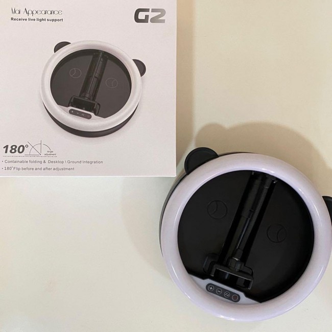 G2 TikTok Ring Light – 11″ Foldable Desktop Live Light Support with Telescopic Stand & USB Power - Price In Oman
