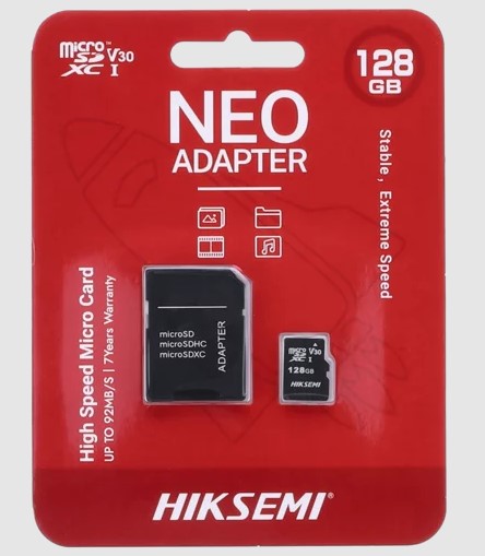 Hiksemi 128GB MicroSD Memory Card (HS-TF-C1) with Adapter – High-Speed Class 10 UHS-I - Best Price In Muscat Oman