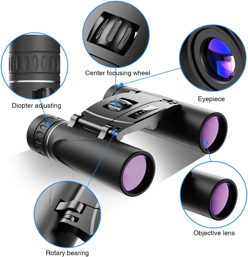 Green Lion Shark Binocular 8×21 – Compact 8× Magnification with 21 mm Multi‑Coated Lenses & 131 m Field View - Price In Oman