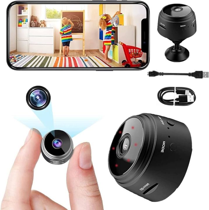 Mini WiFi Camera – Portable Wireless HD Security Surveillance