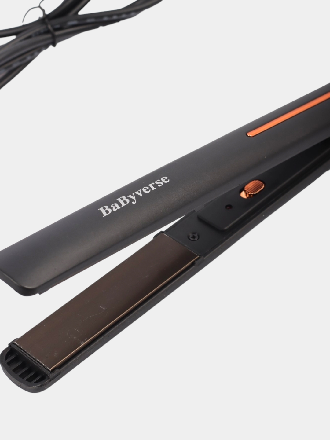 Babyverse BA-728 Professional Hair Straightener - Ceramic/Titanium Plates, Dual-Voltage - Price In Oman