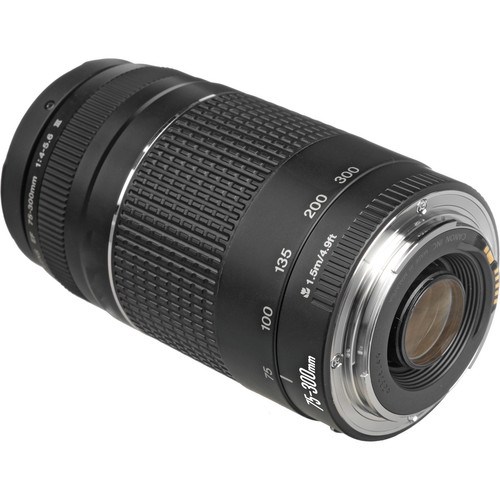 Canon EF 75-300mm f/4-5.6 III Telephoto Zoom Lens – Lightweight & Versatile for Canon DSLR Cameras - Price In Oman