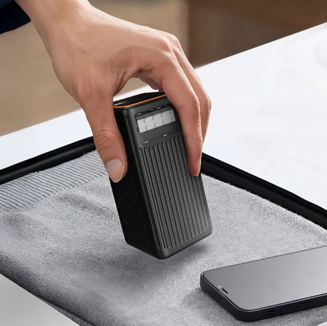 Porodo PB078 40,000 mAh Power Bank – 65W Dual USB‑C PD + USB‑A Quick-Charge, Smart Multi‑Device Powerbank (Price In Oman)