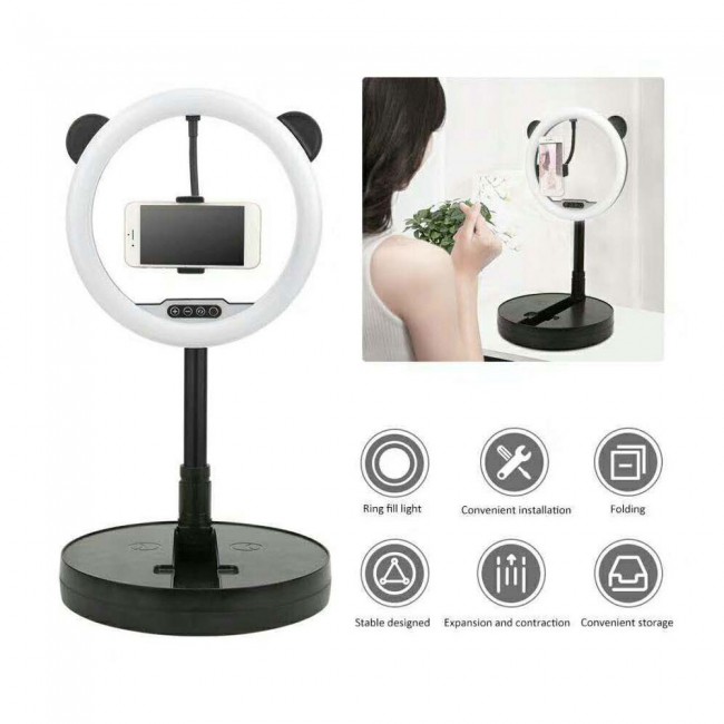G2 TikTok Ring Light – 11″ Foldable Desktop Live Light Support with Telescopic Stand & USB Power - Price In Oman