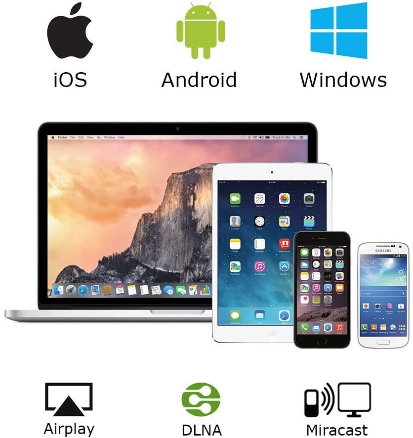 MiraScreen Wireless Display Receiver WiFi Dongle – Wireless HDMI Screen Mirroring Adapter - Price In Oman