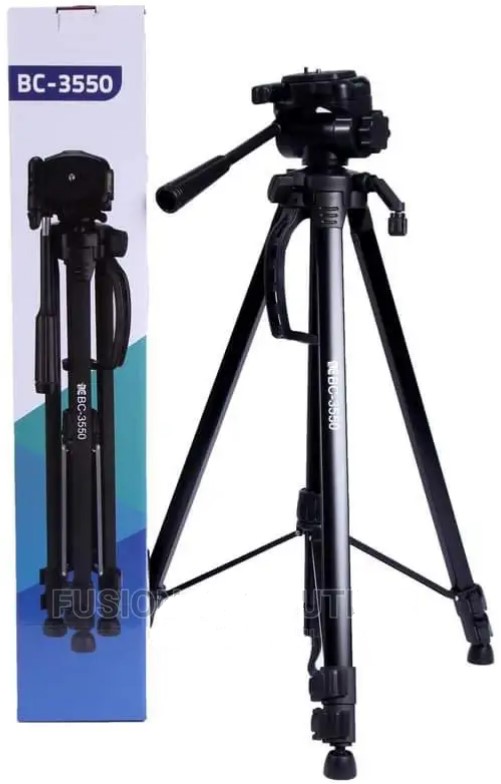BC-3550 Professional Camera Tripod – Lightweight Aluminum Tripod Stand with Quick Release Plate – Ideal for DSLR Cameras - Price In Oman