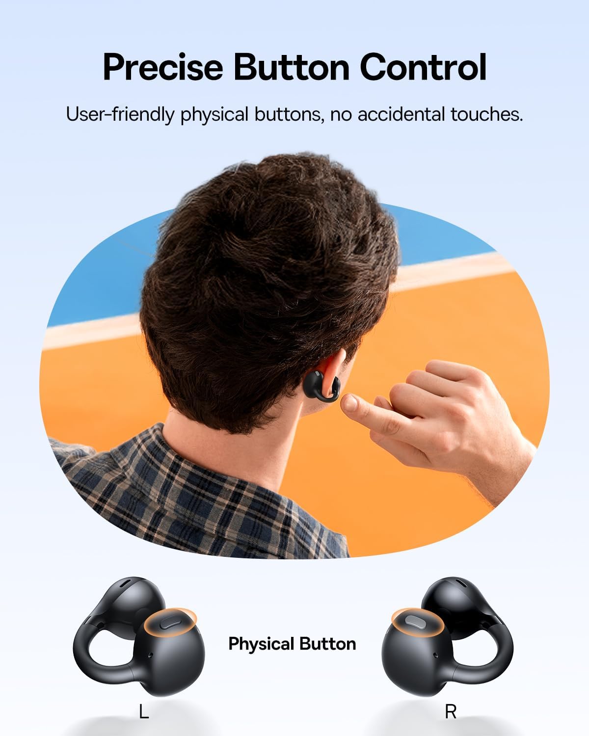 Baseus BC1 Open Ear Bass Earbuds in Oman – Wireless Comfort & Deep Sound