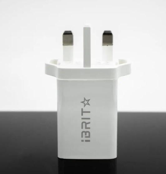 IBRIT 3-Pin Fast USB Wall Charger – UK Plug, Rapid Charging Adapter for Smartphones & Tablets, Price In Oman