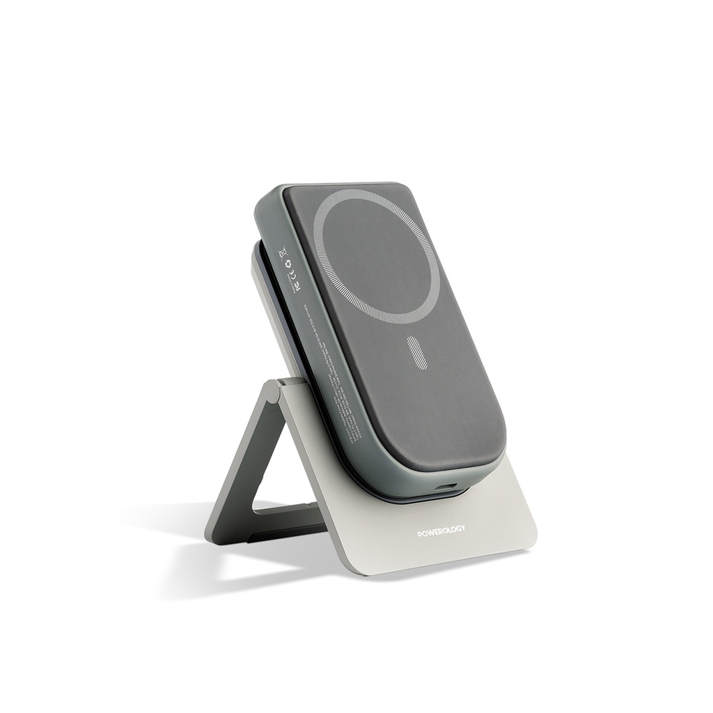 Powerology 10 000 mAh MagSafe Power Bank PD 20 W - Compact Aluminum, PD & Wireless (15 W) Price In Oman