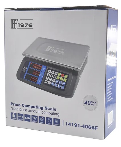 HF1976 40kg Digital Price Computing Scale with LED Dual Display & Rechargeable Battery, Price In Oman Muscat