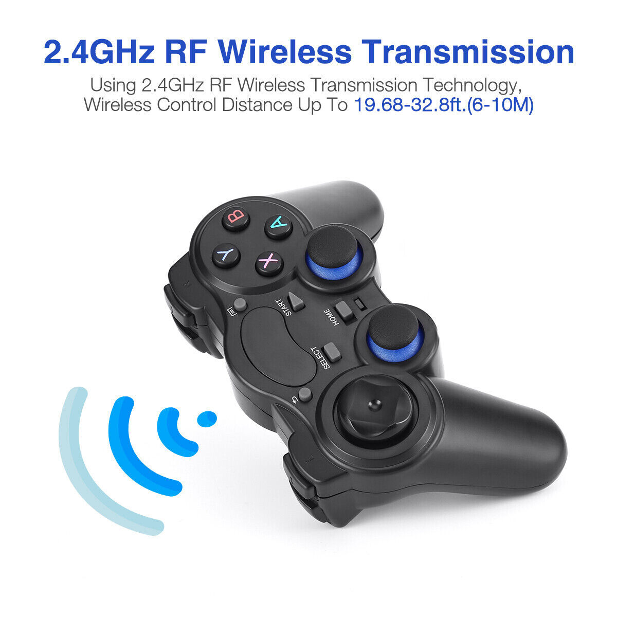 Smart Controller Wireless Gamepad – Ergonomic 2.4 GHz & Bluetooth Multi‑Platform Gaming Pad for PC, Android & Smart TV - Price In Oman