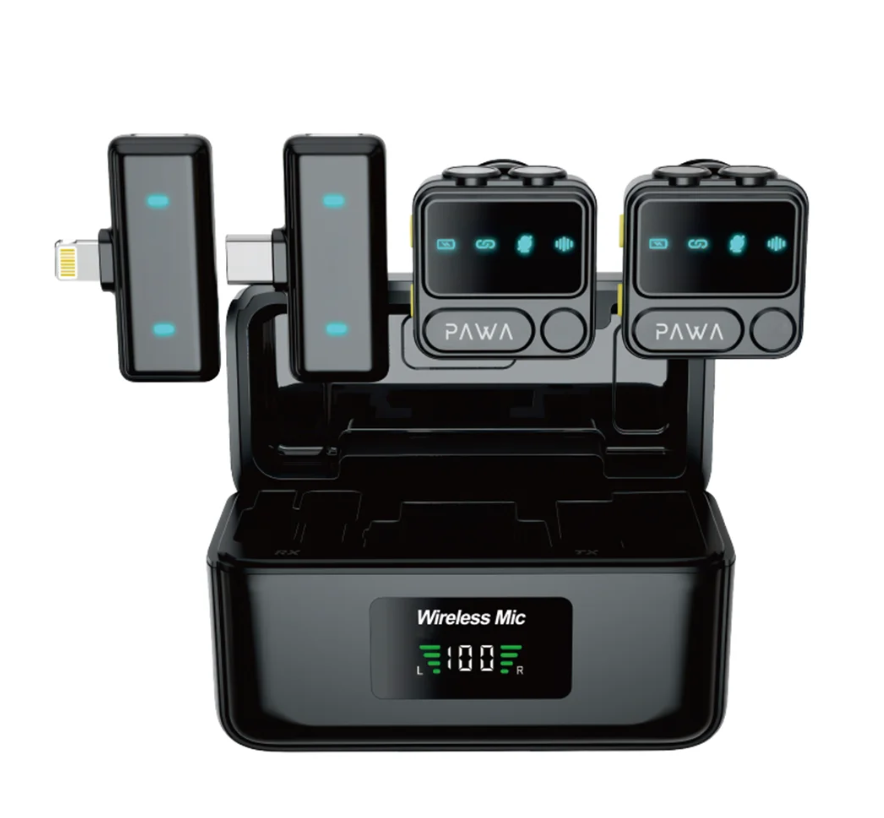Pawa Holly Mike Microphone LDCCCL6 with AI Noise Reduction – Dual Connector Type-C & Lightning (Price In Oman)