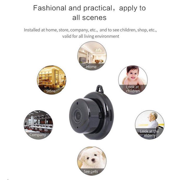 Mini WiFi Camera – 1080p HD Wireless Security Camera with Night Vision & Motion Detection - Price In Oman