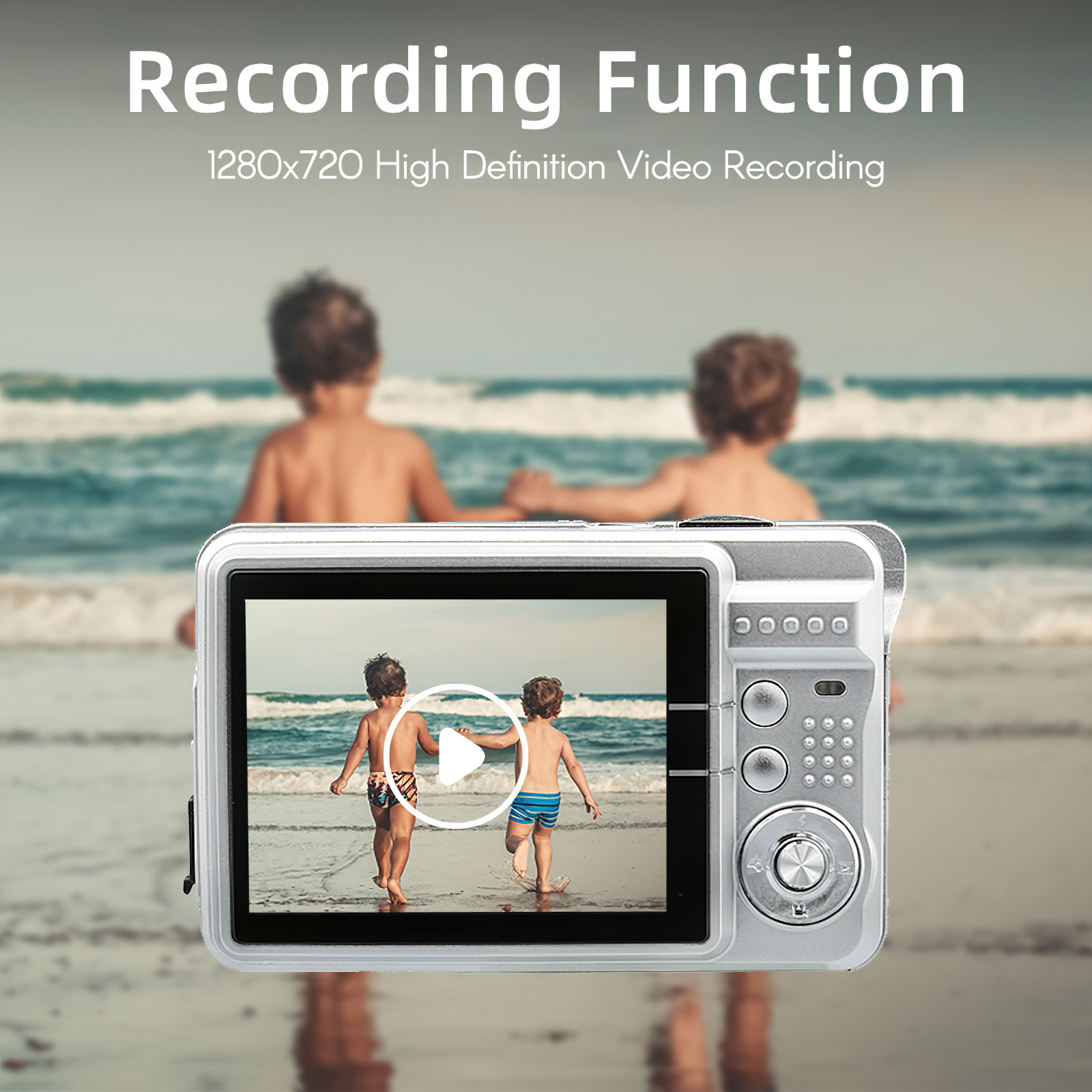8X Zoom High Definition Digital Camera – 1080P HD Video, 2.7” LCD Screen, 48MP Photo Resolution, Compact & Lightweight Design, Price In Oman