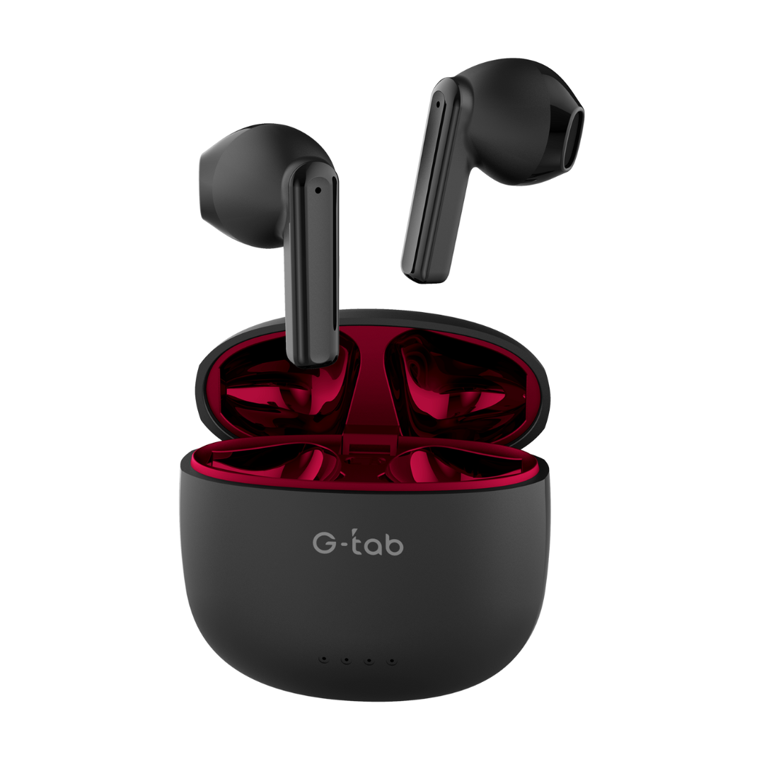 G-Tab X5 Pro TWS — True Wireless Earbuds with ANC & Dual-Mic, Bluetooth 5.3, 35mAh Earbuds / 380mAh Case, Up to 30-Hour Playback, USB-C Fast Charge - Price In Oman