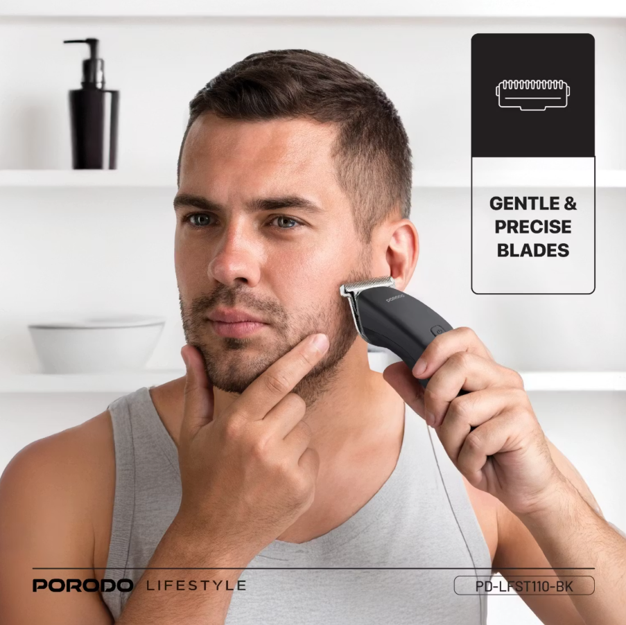 Porodo Lifestyle T-Blade Compact Trimmer LFST110 – 600 mAh USB-C Rechargeable - Price In Oman