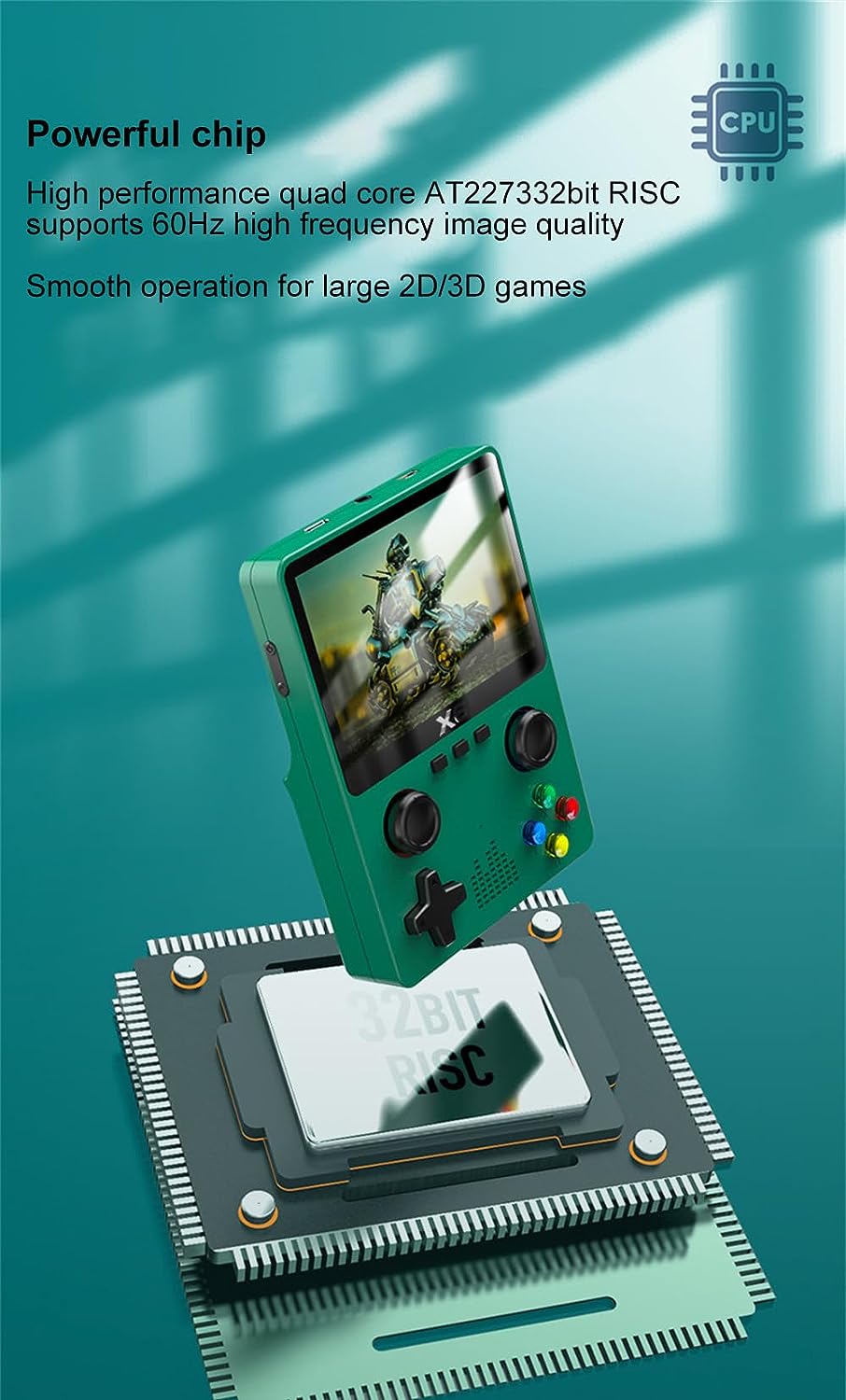 X6 Handheld Game Console – 3.5″ HD Screen, Dual Joystick, 5,000+ Built‑in Games, TV‑Out – Price In Oman