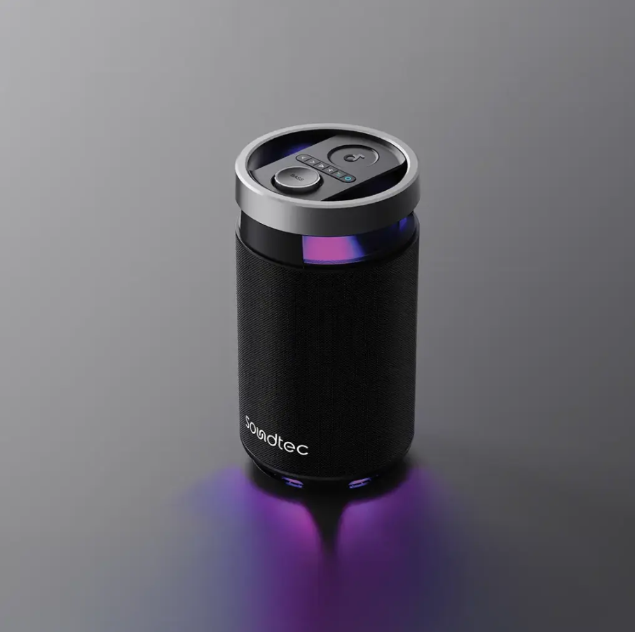 Porodo Soundtec Tiesto Portable Karaoke Speaker – 360° Party Bluetooth Speaker (PDSTGW62) Price In Oman