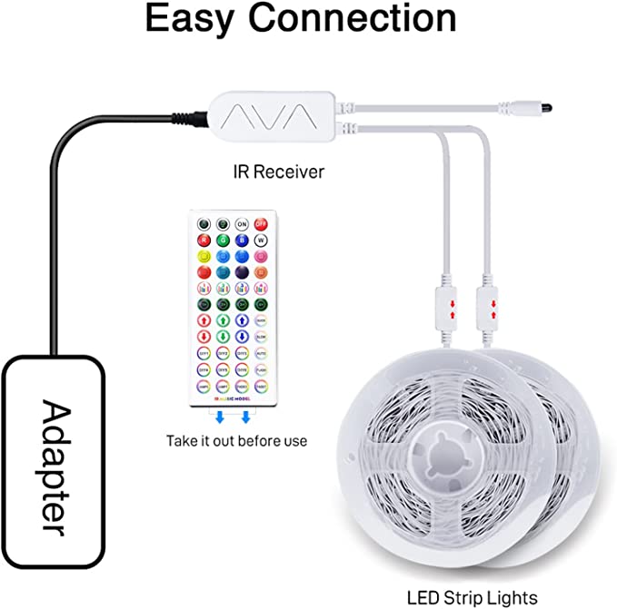 Coolapa 30m RGB LED Strip Light with Remote & App Control – Music Sync Lighting for Home Decor, Price in Oman
