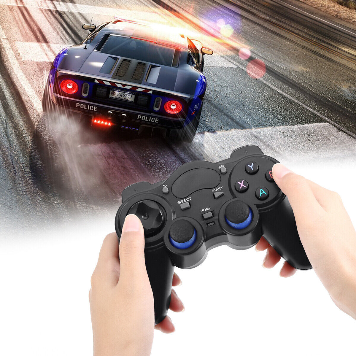 Smart Controller Wireless Gamepad – Ergonomic 2.4 GHz & Bluetooth Multi‑Platform Gaming Pad for PC, Android & Smart TV - Price In Oman