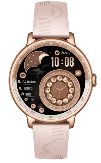 Powerology Gazelle Urban Elegance AMOLED GPS Smart Watch PSWGBT60 – 1.19″ AMOLED, IP68, Women’s Health, Price In Oman