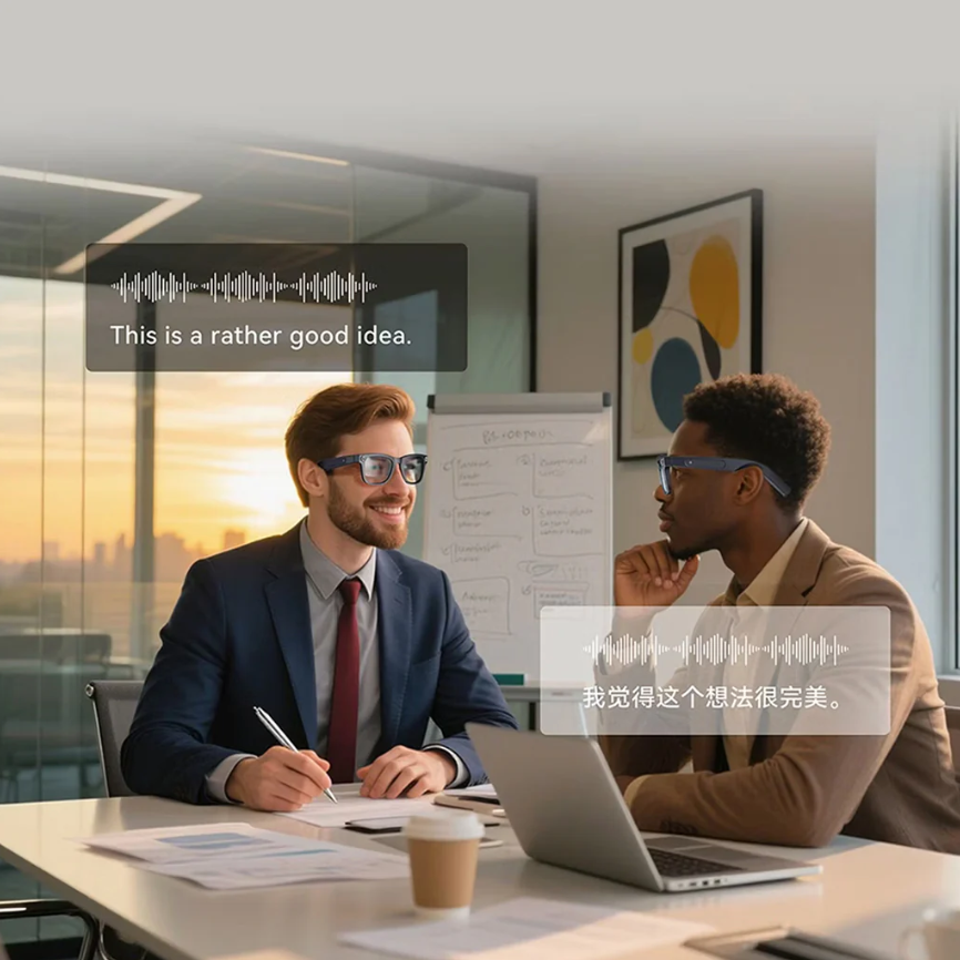 Powerology Paganspo AI Camera Smart Glasses – 8MP Dual-Mic Smart Eyewear with Translation & Open-Ear Audio (Price In Oman)