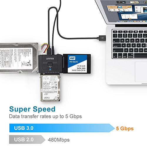 Unitek IDE & SATA Hard Drive Adapter UD1 – USB 3.0 to 2.5"/3.5" HDD/SSD Converter – Price In Oman Muscat