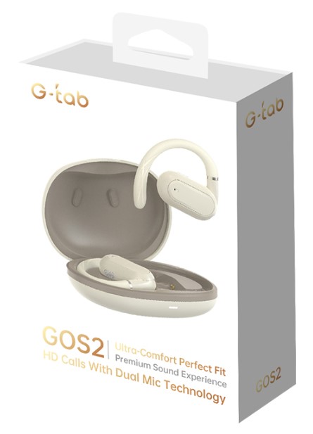 G-Tab GOS2 Ultra-Comfort Dual Mic Wireless Earbuds – Bluetooth 5.3, HD Calls, Long Battery Life, Price In Oman