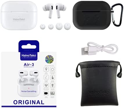 Haino Teko Air 3 Wireless Bluetooth Earbuds – Noise Cancelling, Touch Control, Long Battery Life - Price In Oman