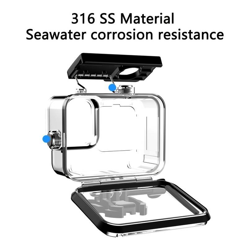 GoPro Waterproof Case for Hero 9/10/11/12/13 – 60M Underwater