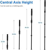 100BTF BJ368 Aluminum Tripod in Oman – Lightweight, Stable & Portable Stand - Image 3