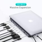 11-in-1 USB-C Multiport Docking Station HUB-M2 | 4K HDMI, Ethernet, SD, 100W USB-C PD - Image 2