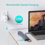 11-in-1 USB-C Multiport Docking Station HUB-M2 | 4K HDMI, Ethernet, SD, 100W USB-C PD - Image 3