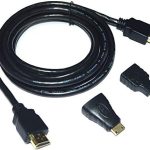 3-in-1 HDTV Cable 3D1 4V – HDMI to Mini HDMI Connector – 4K Ultra HD, 1.5m –