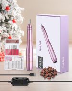 AEVO Electric Nail Drill Machine – 20,000 RPM USB-Powered Professional Nail File Kit with 11 Bits & 36 Sanding Bands - Price in Oman - Image 4