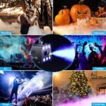 AGPTEK 500W Fog Machine with 13 Colorful LED Lights and Wireless Remote Control – Portable Smoke Machine for Parties, Weddings, DJ Events, - Image 3