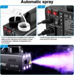 AGPTEK 500W Fog Machine with 13 Colorful LED Lights and Wireless Remote Control – Portable Smoke Machine for Parties, Weddings, DJ Events, - Image 4