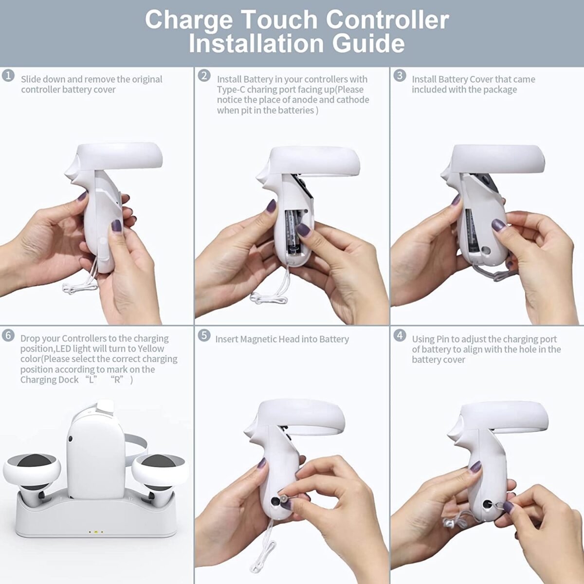 All-in-One Charging Dock for Oculus Quest – Fast Charging Station for Meta Quest 2 & 3 Headsets and Controllers - Price in Oman - Image 5