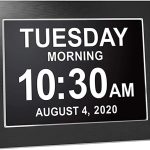 American Lifetime Day Clock ALT91 – Large Digital Display Calendar Clock for Seniors – Easy Read Day & Date Clock, Price in Oman