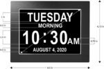 American Lifetime Day Clock ALT91 – Large Digital Display Calendar Clock for Seniors – Easy Read Day & Date Clock, Price in Oman - Image 2