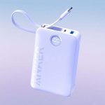 Anker 20000mAh 22.5W Power Bank with Built-In USB-C Cable (Model: A1647H21) – Fast Charging, Portable Charger, - Image 6