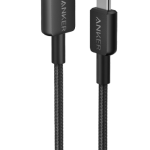 Anker 322 PowerLine+ USB‑A to USB‑C Braided Cable 3 ft (Series 3, A81H5H11) – Fast 15 W Charging & 12,000‑Bend Durability