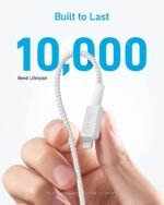 Anker 322 USB-C to Lightning Cable (3ft) – MFi Certified, Fast Charging, Durable Braided Design Best Price In Muscat Oman - Image 2