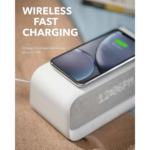Anker Soundcore Wakey Pink – 10W Bluetooth Speaker with Alarm Clock, FM Radio, and Qi Wireless Charging, - Image 5