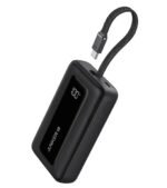 Anker Zolo 30W 10000mAh Power Bank with Built-in USB-C Cable – Fast Charging Portable Charger A1688H11,